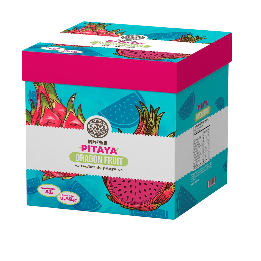 Pitaya Dragon Fruit – Whaka Sorbet natural y refrescante de fruta del dragón
